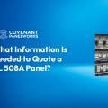What Information Is Needed to Quote a UL 508A Panel?